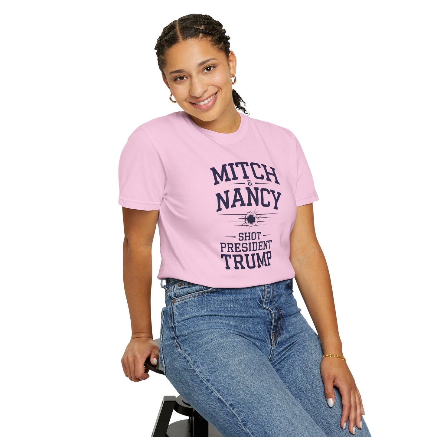 "Mitch & Nancy Shot President Trump", Unisex T-shirt