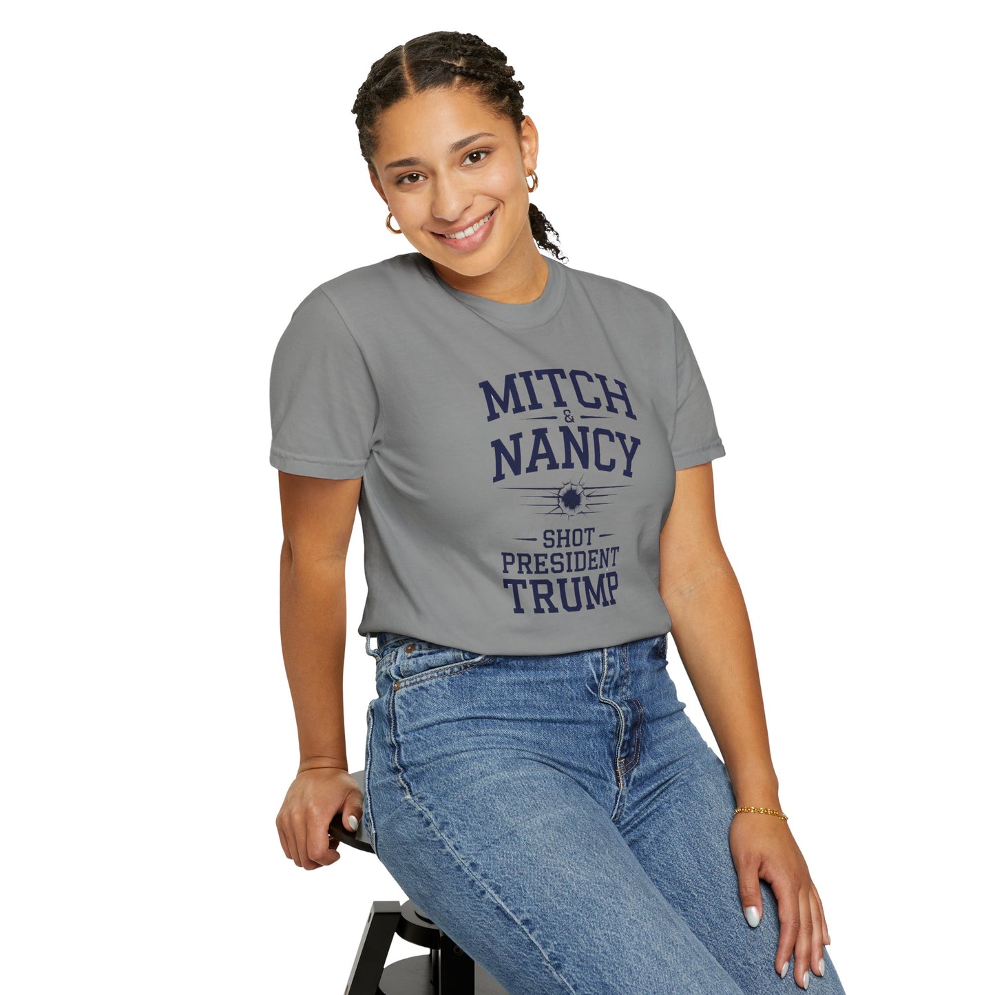 "Mitch & Nancy Shot President Trump", Unisex T-shirt