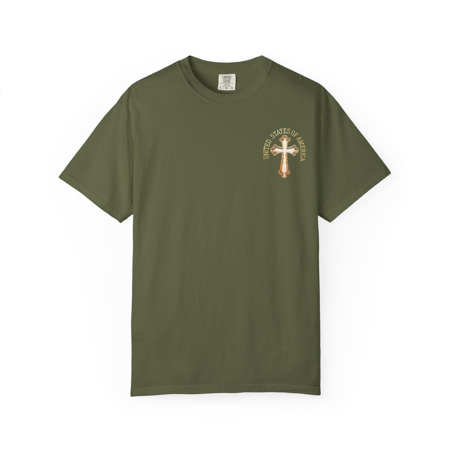 "USA Gold Cross", Unisex T-shirt