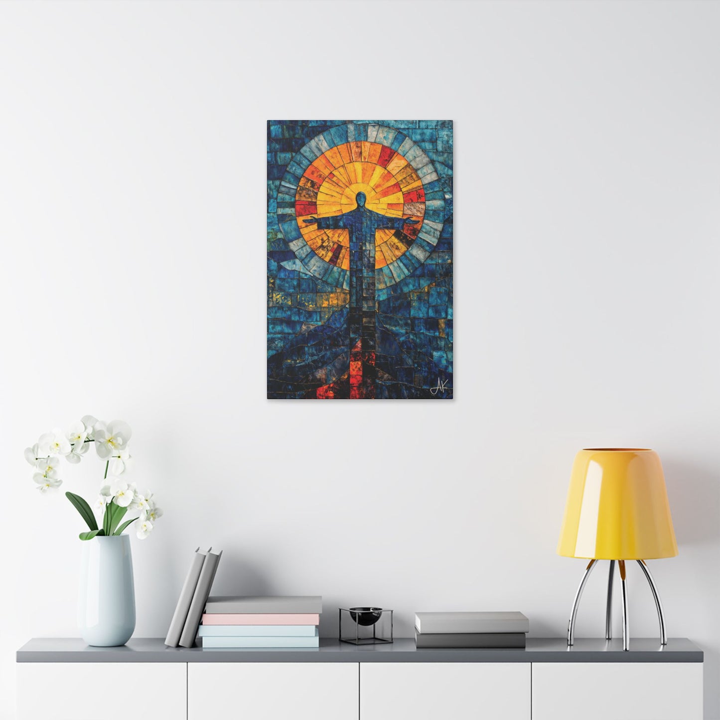 "Alpha and Omega - Revelation 22:13", Stretched Classic Canvas Fine Art Print