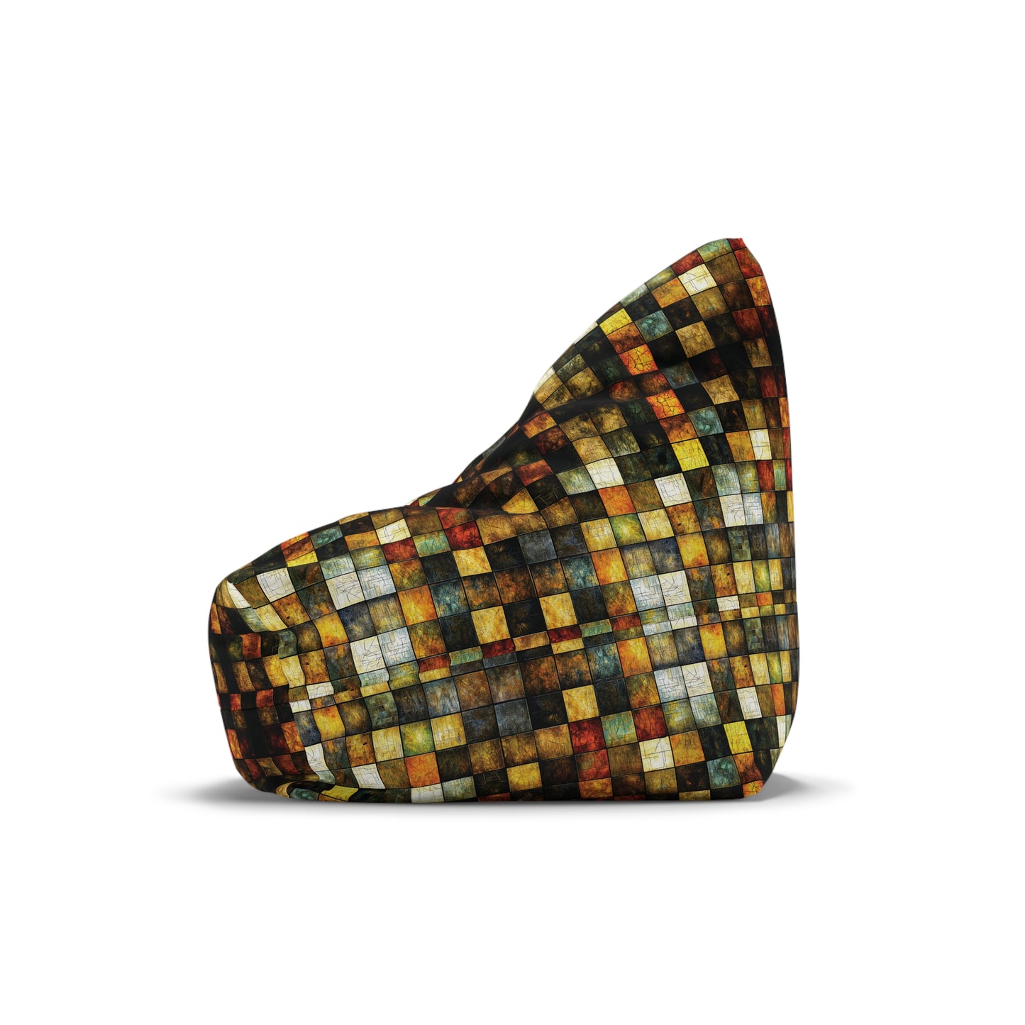 "Wood Block Pattern" #01, Bean Bag Chair Cover