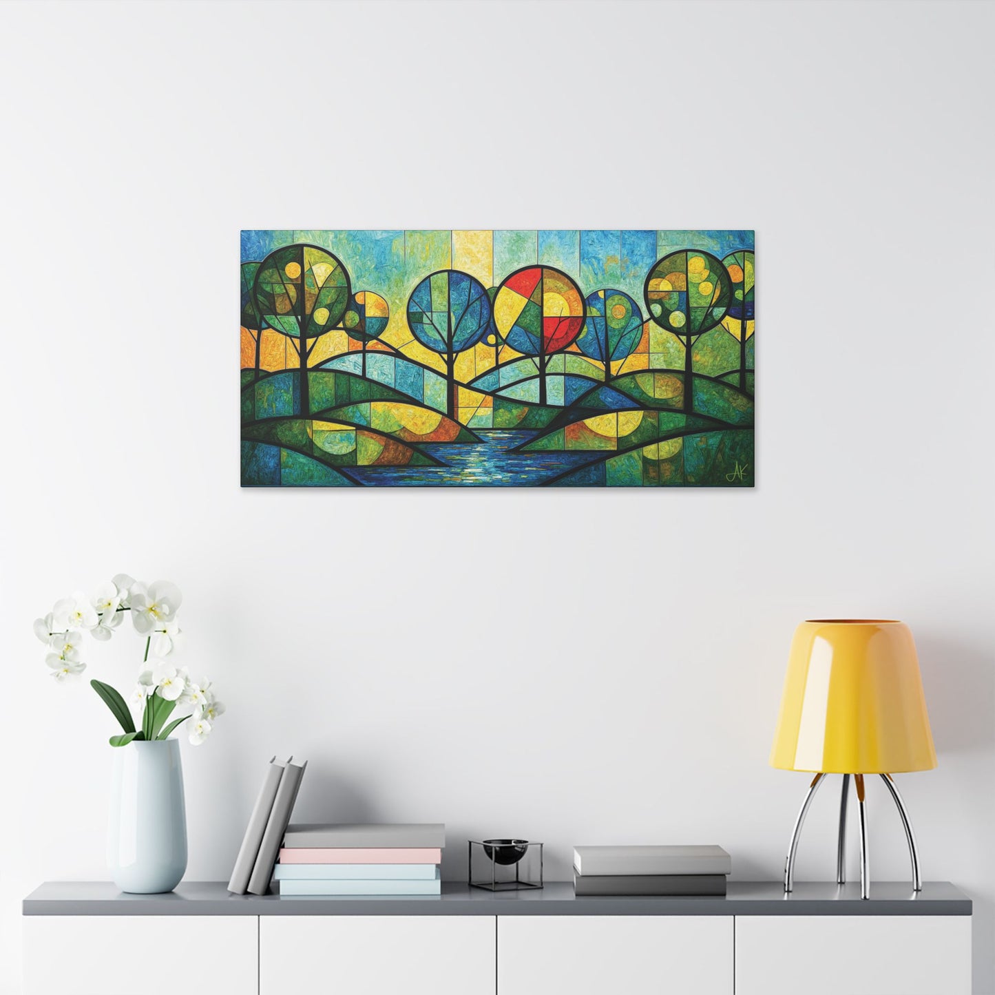 "Today I Bloom", Stretched Classic Canvas Fine Art Print
