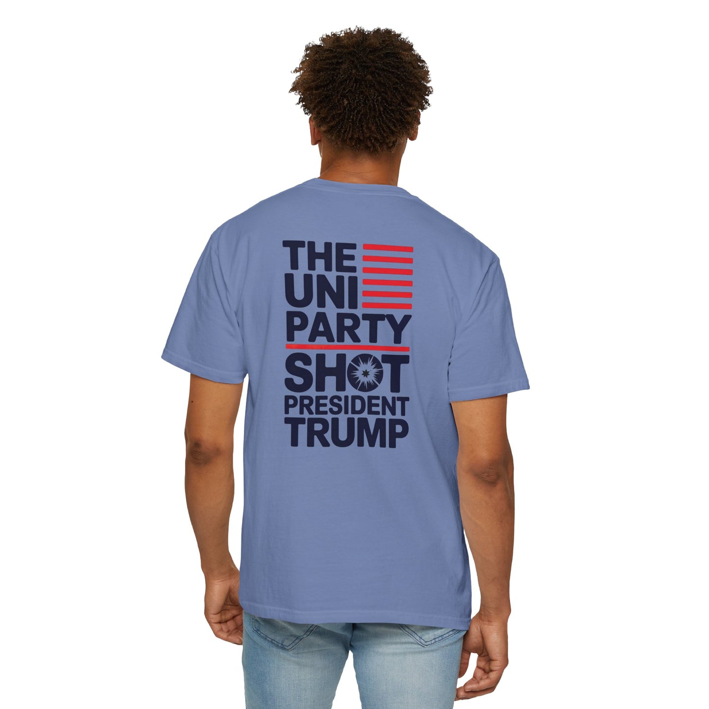 "The Uniparty Shot President Trump" #01, Unisex T-shirt