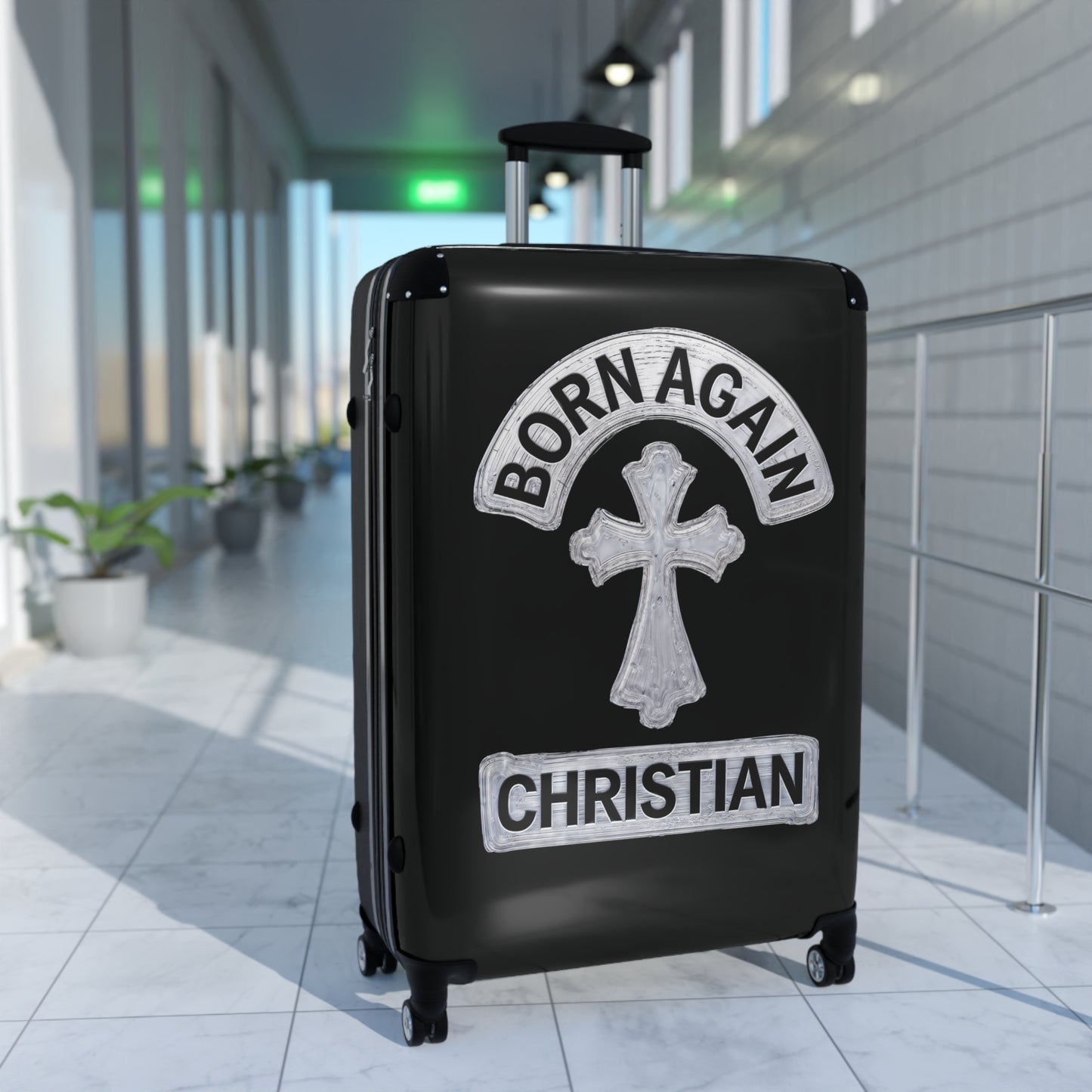 "Born Again Christian" #03 Suitcases (Black)