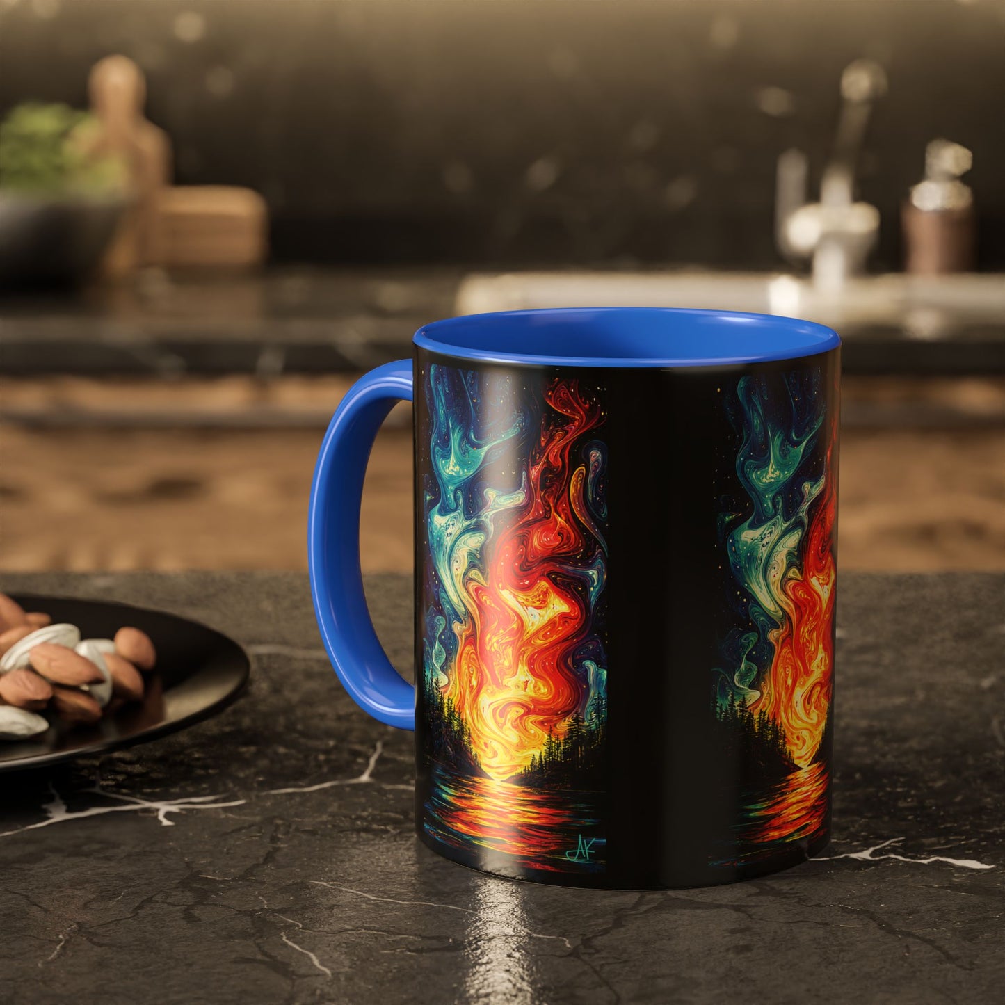"Naomh Solus (Gaelic) - Sacred Light (English)", Colorful Mugs (11oz, 15oz)