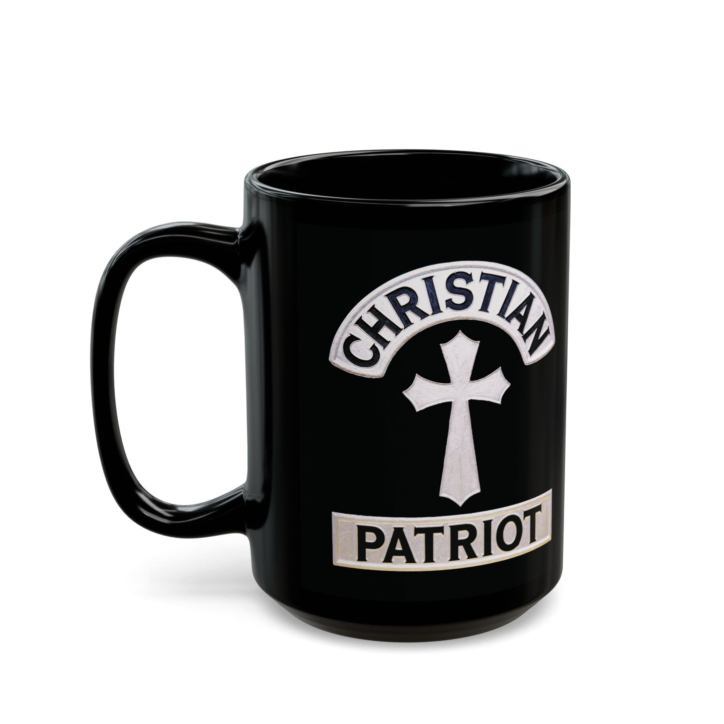 "Christian Patriot" #01, Black Mug (11oz & 15oz)