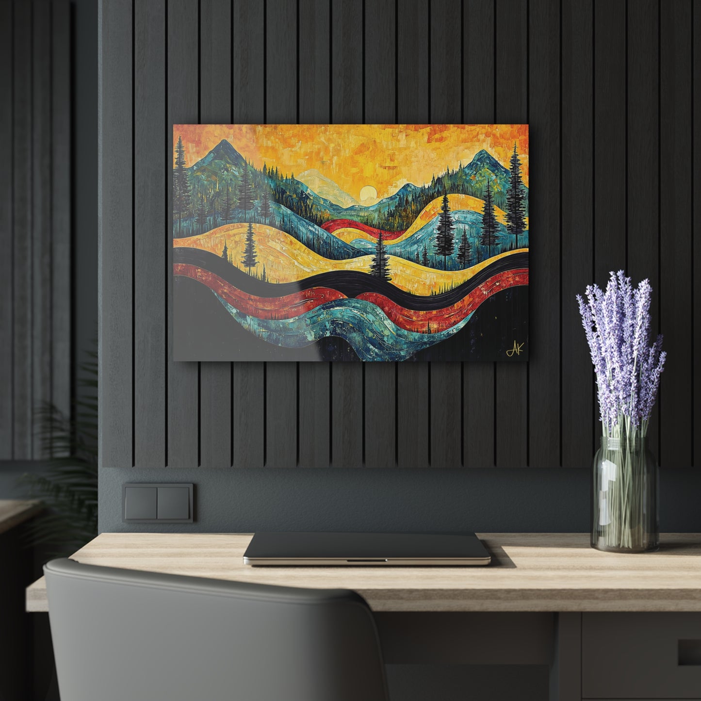 "Vintage Vista", Fine Art Acrylic Wall Prints (French Cleat Hanging)
