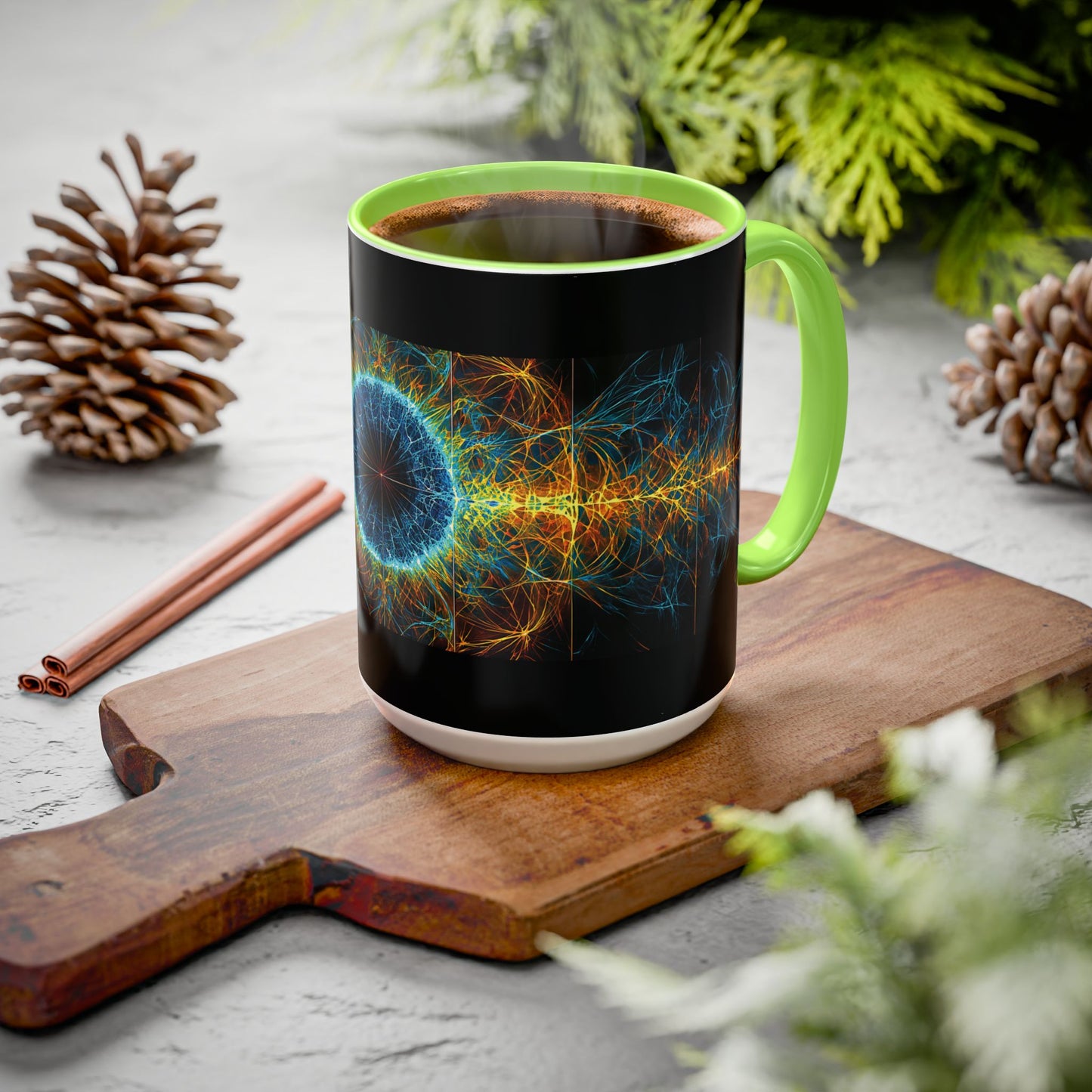 "Let There Be Light", Colorful Mugs (11oz, 15oz)