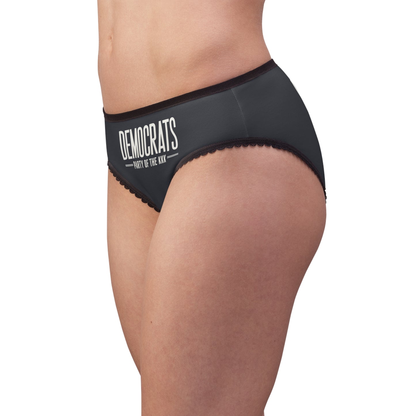 "Democrats - Party of the KKK", Women's Briefs (Highland Grey)