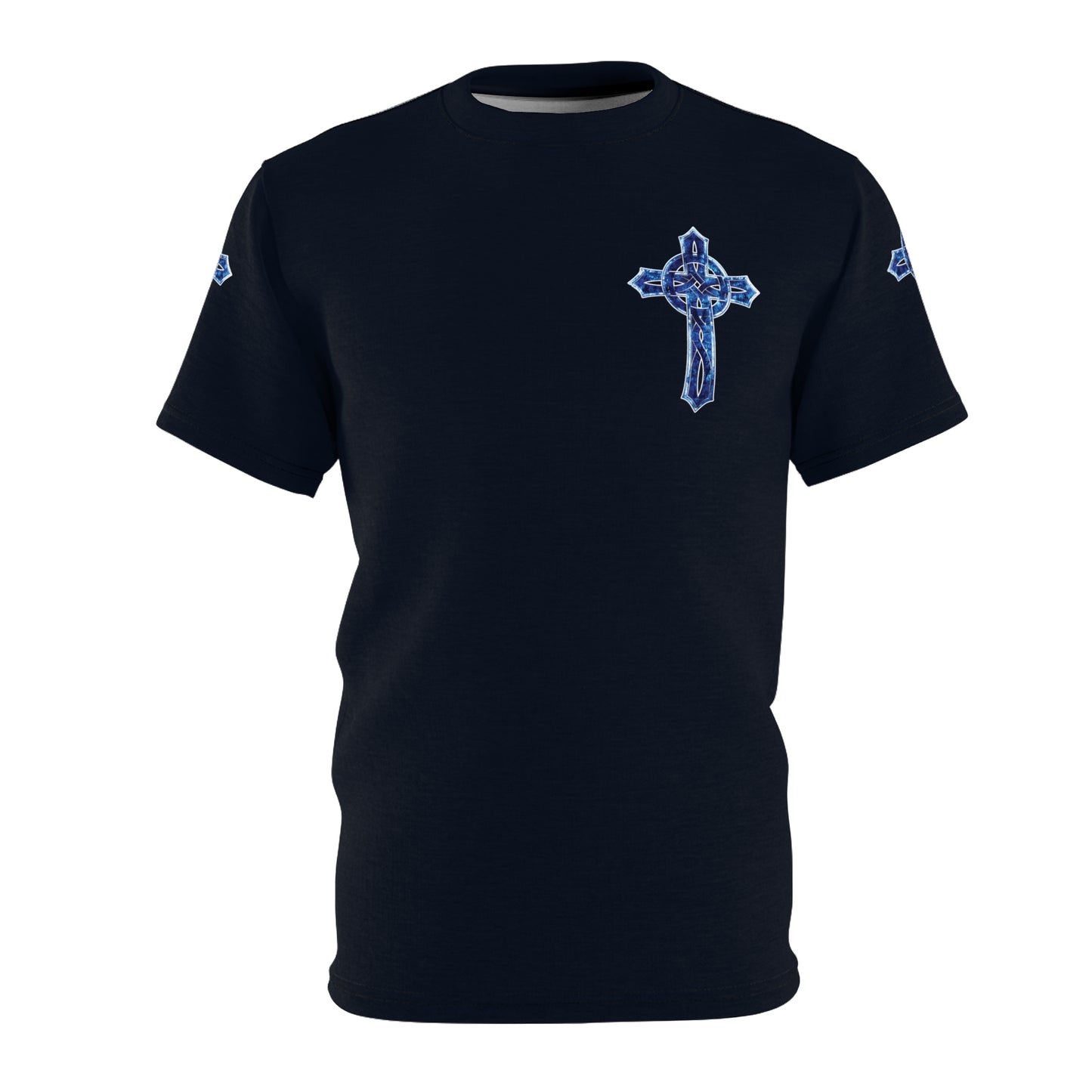 "Soldier of Christ", Unisex T-shirt (Blackstone Blue)