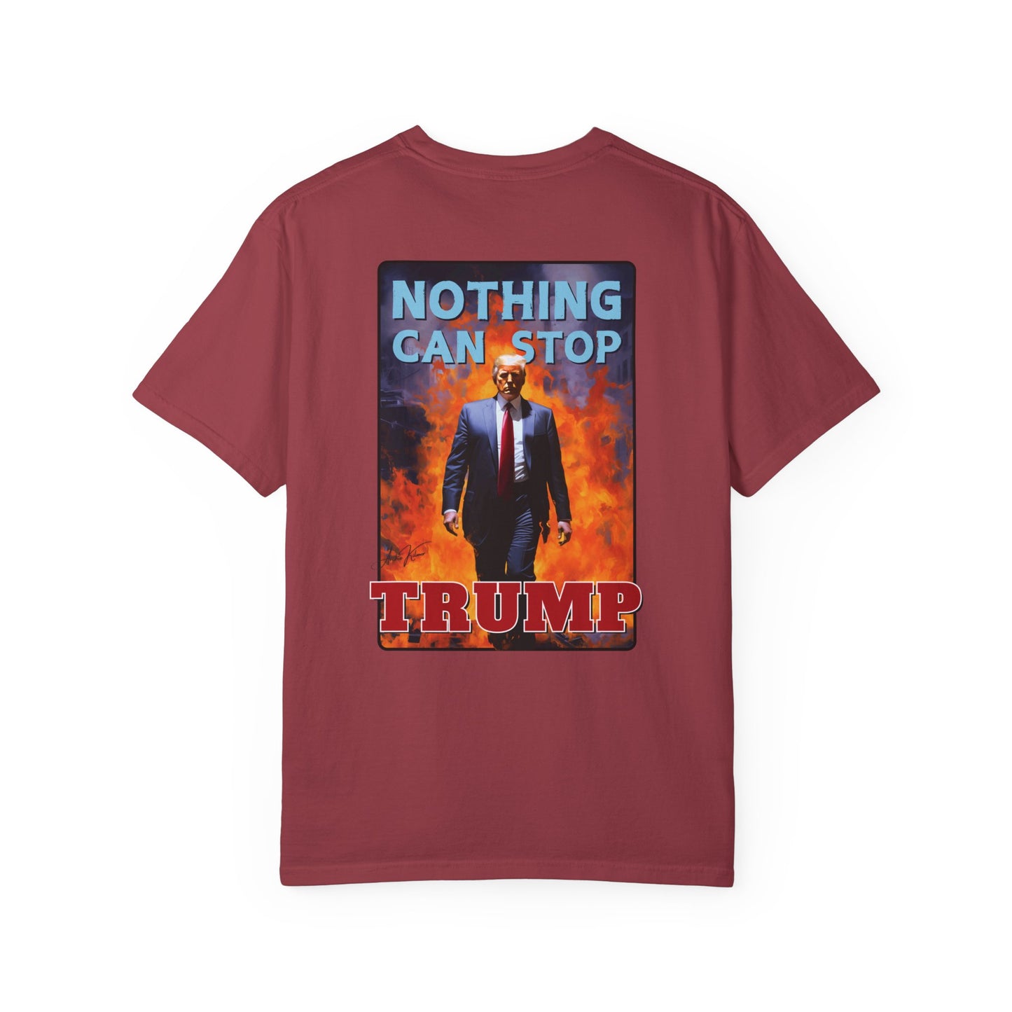 "Nothing Can Stop Trump", Unisex T-shirt (Light Colors)