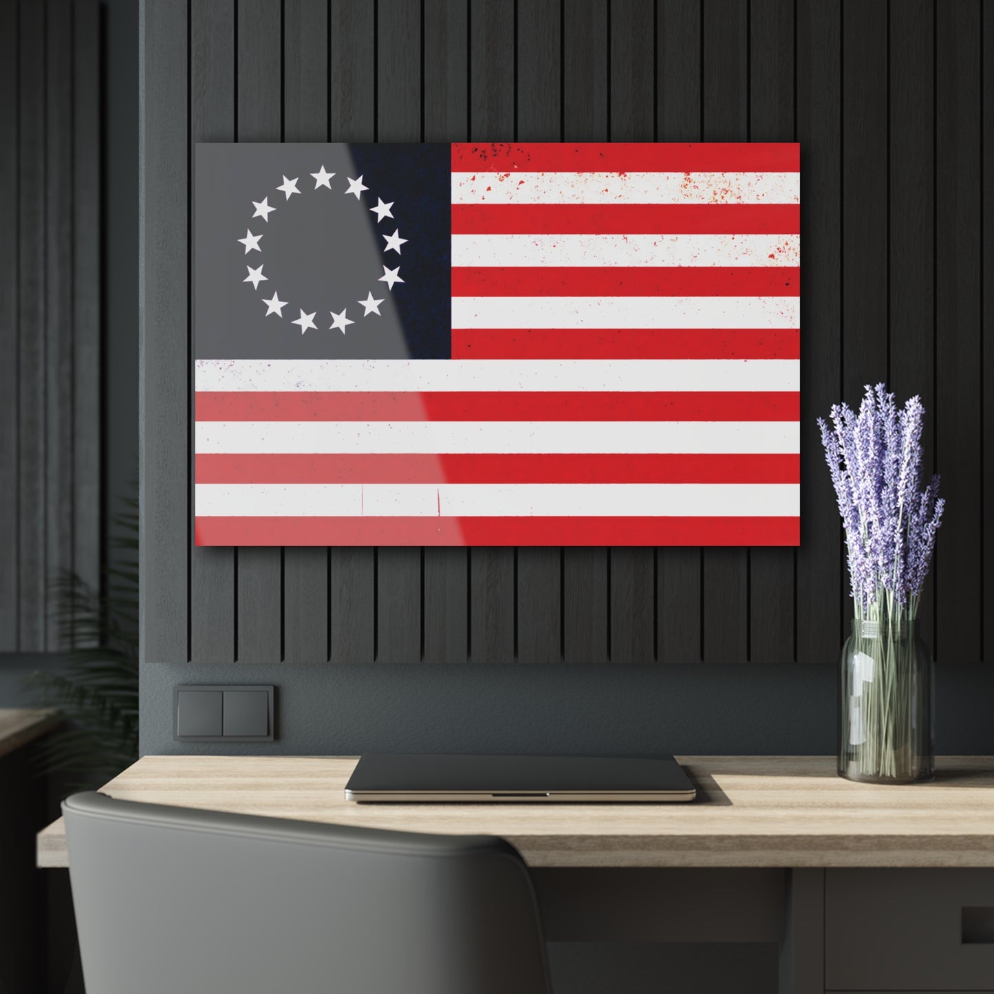 "Betsy Ross Flag", Fine Art Acrylic Wall Prints (French Cleat Hanging)