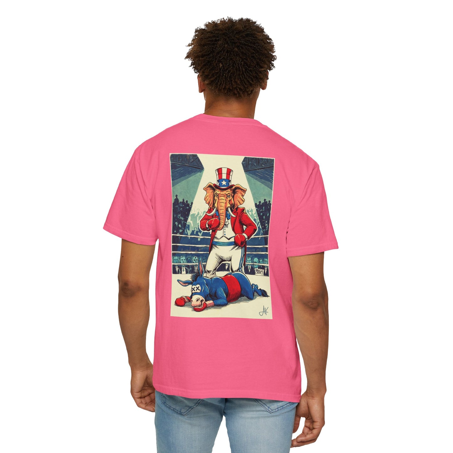 "Brutal Woke Knockout 2024", Unisex T-shirt (Dark Colors)
