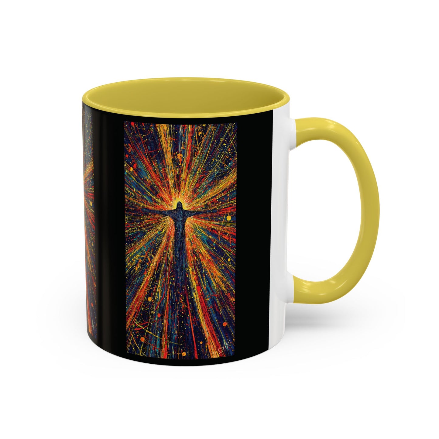 "Born Again in His Radiance - Isaiah 60:1", Colorful Mugs (11oz & 15oz)