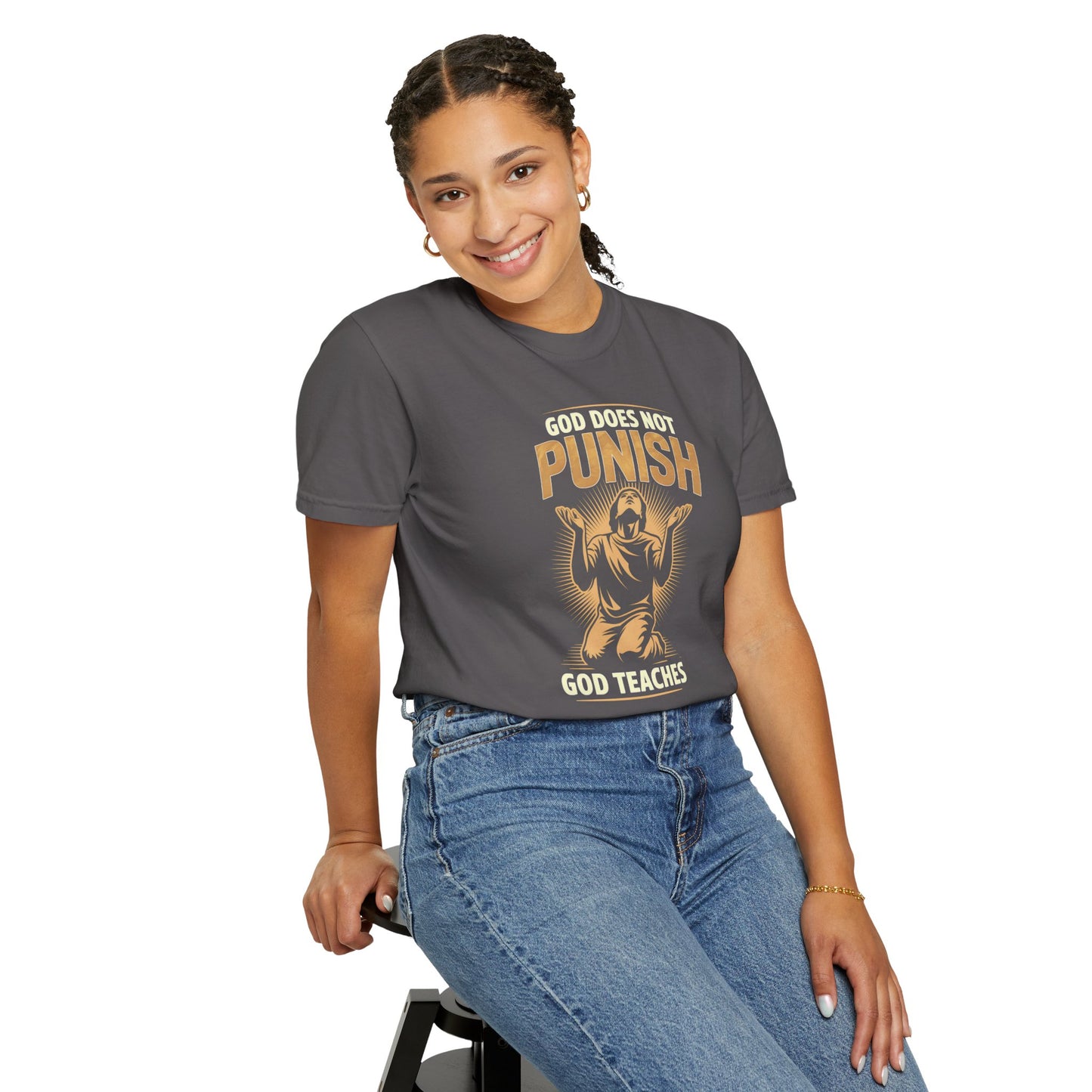 "God Does Not Punish - God Teaches" #02, Unisex T-shirt