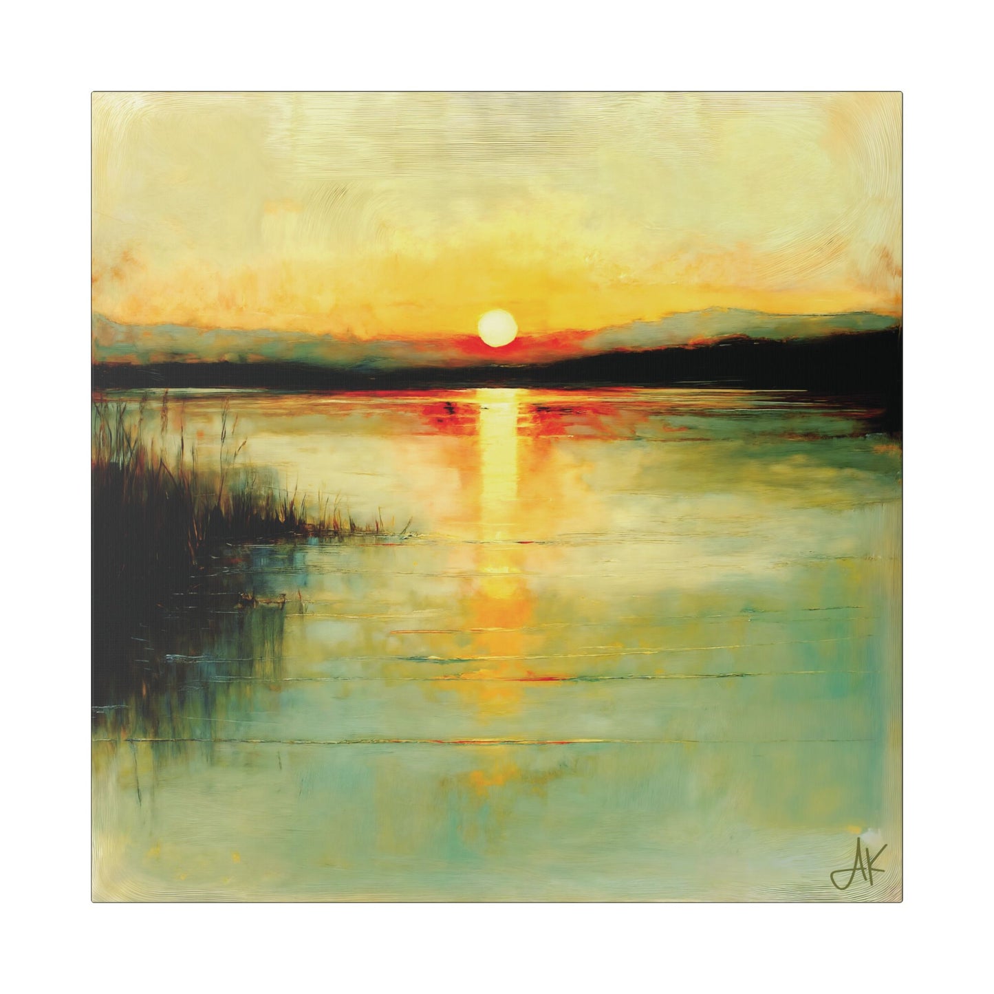 "Today Becomes Yesterday", Stretched Classic Canvas Fine Art Print