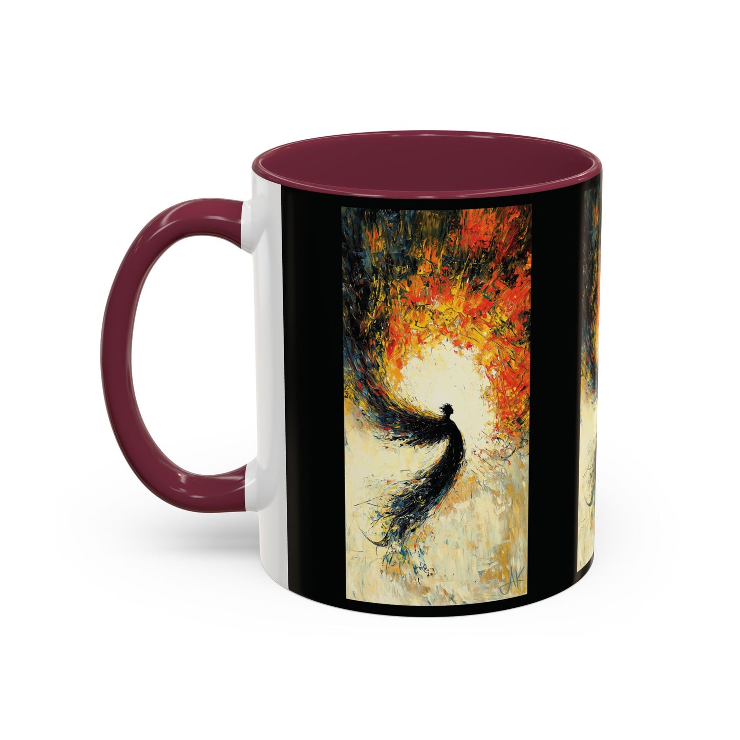"Seraphic Aegis", Colorful Mugs (11oz, 15oz)