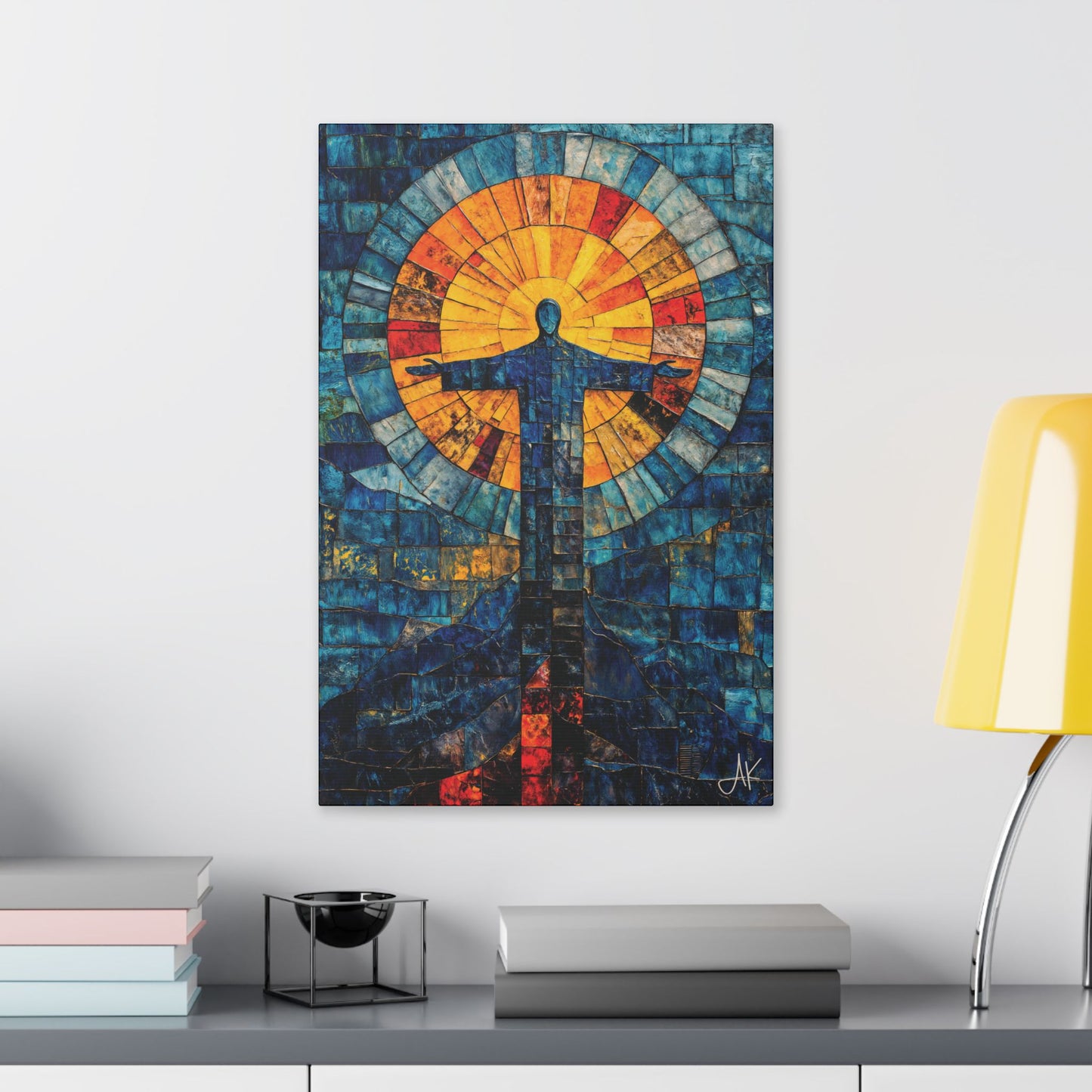 "Alpha and Omega - Revelation 22:13", Stretched Classic Canvas Fine Art Print