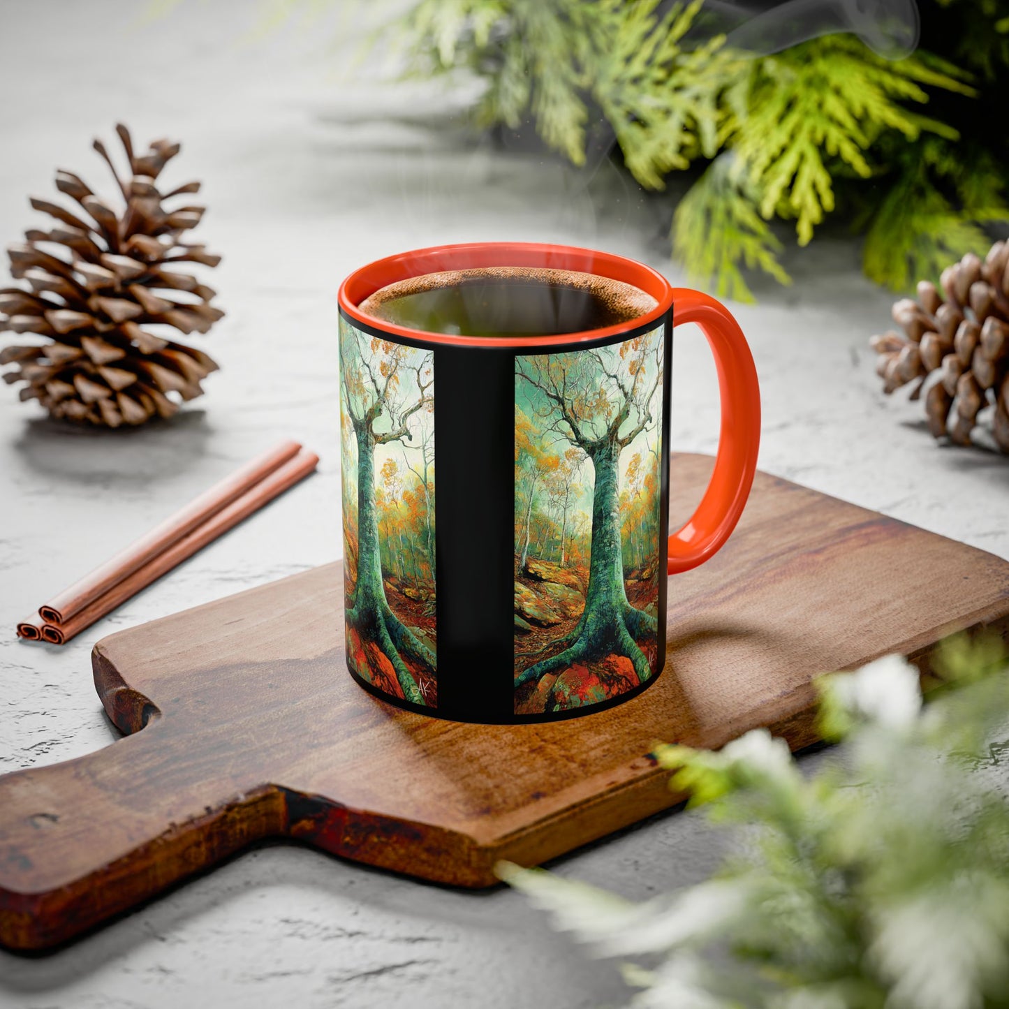 "An Criosdaidh Feá (Christian Beech)", Colorful Mugs (11oz, 15oz)