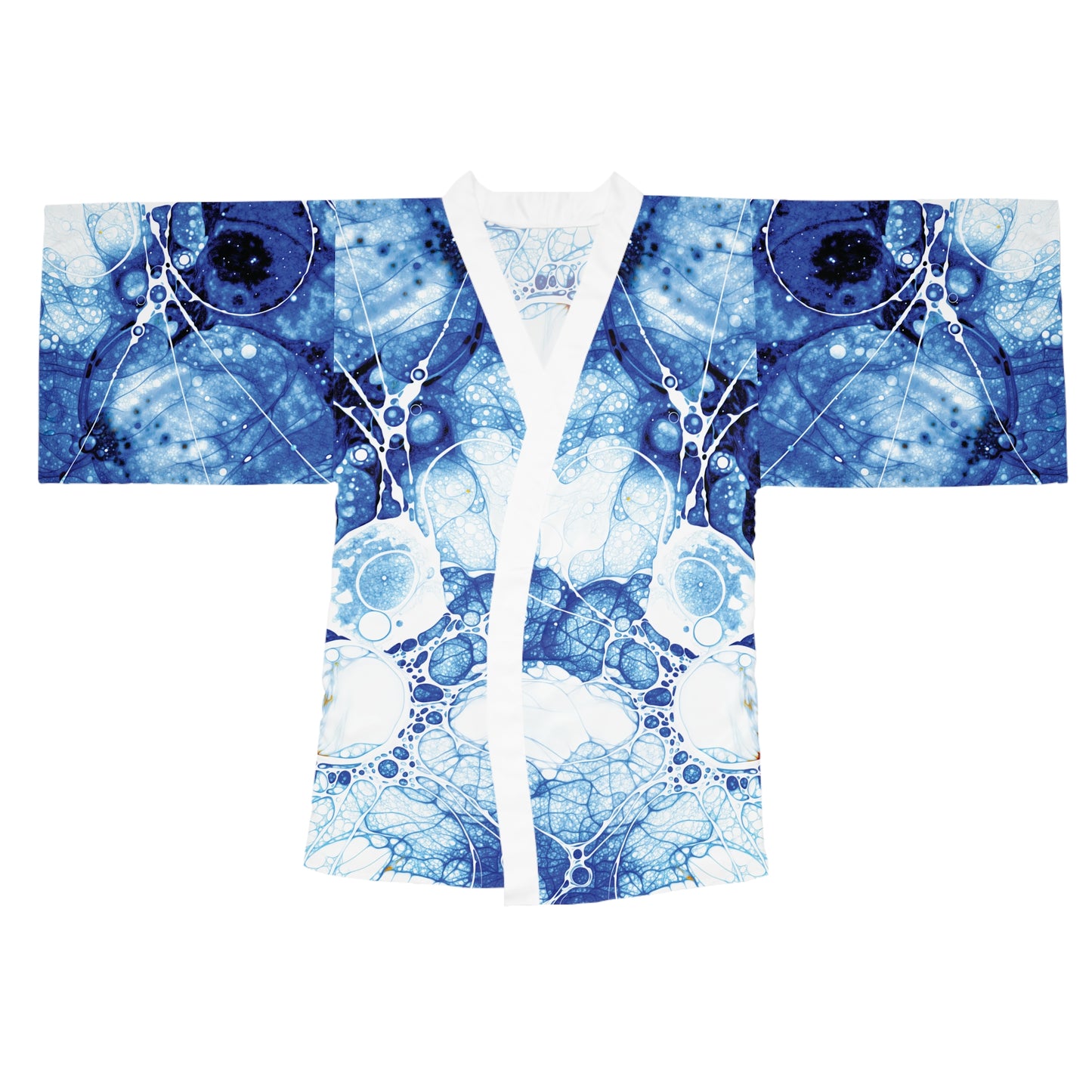 "Interconnectedness of Things", Long Sleeve Kimono Robe