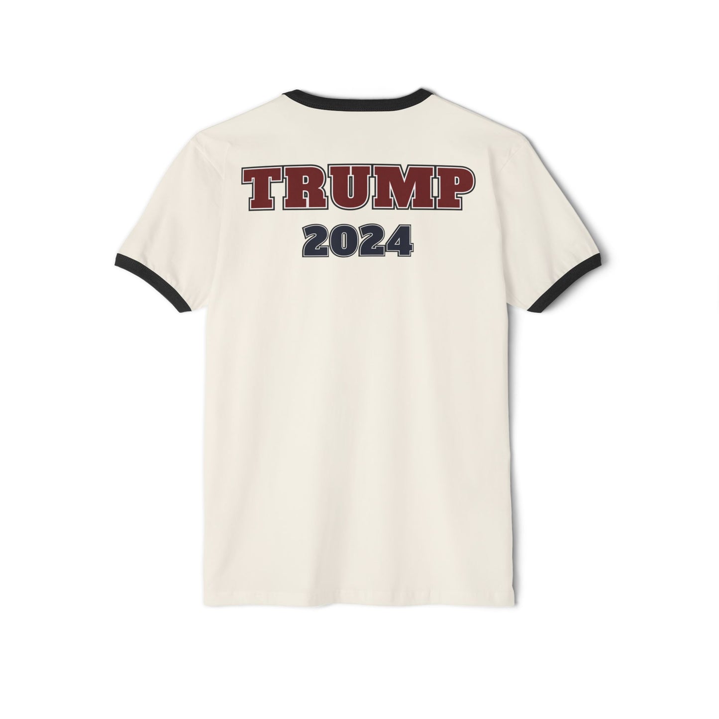 "TRUMP - 2024", Unisex Cotton Ringer T-Shirt - Historical Collectible