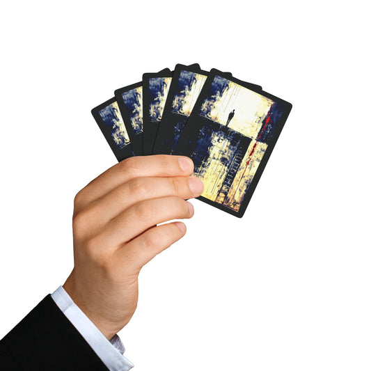 "Never Alone", Fine Art Playing Cards (Void Black)