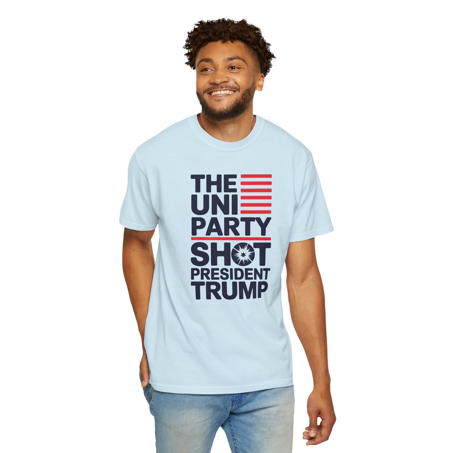 "The Uniparty Shot President Trump" #01, Unisex T-shirt
