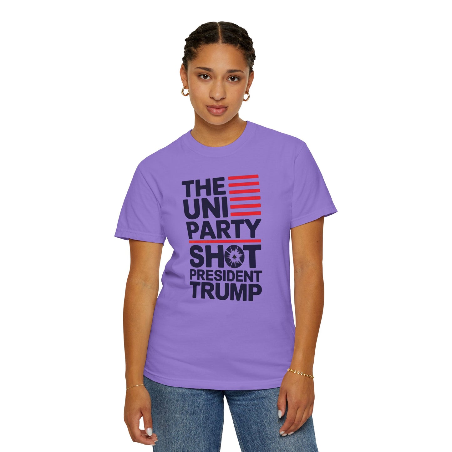 "The Uniparty Shot President Trump" #01, Unisex T-shirt