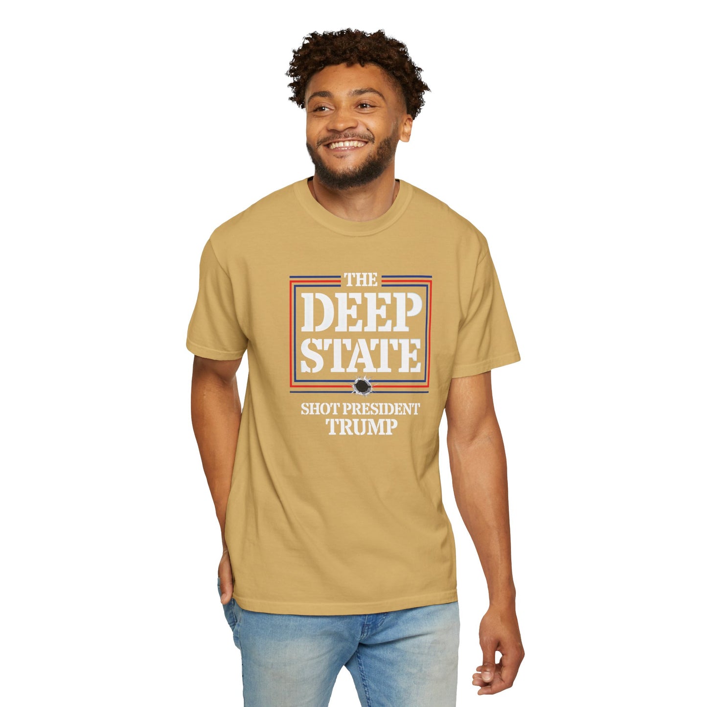 "The Deep State Shot President Trump" #01, Unisex T-shirt