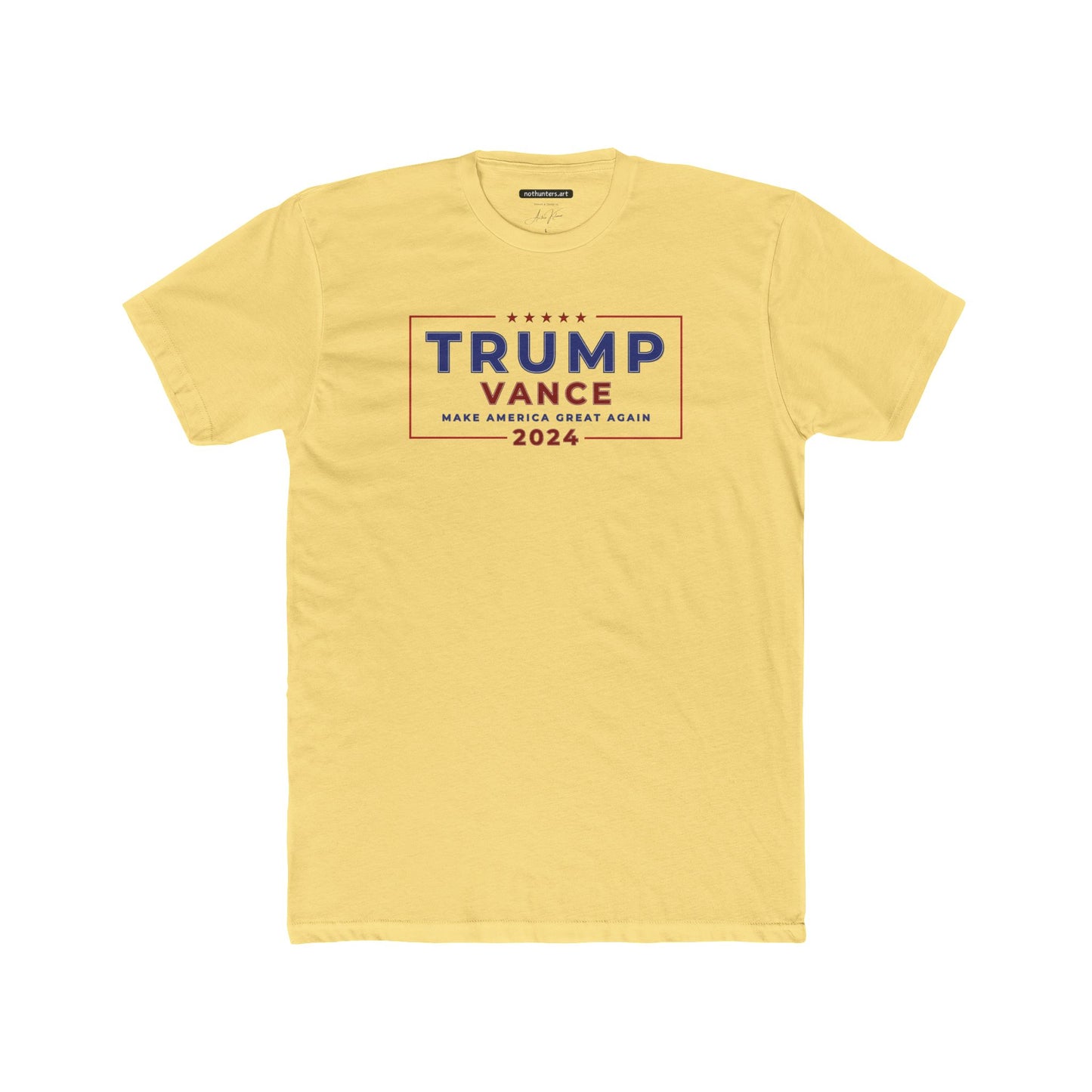 "TRUMP VANCE 2024", Unisex Cotton Crew Tee - Collectible History