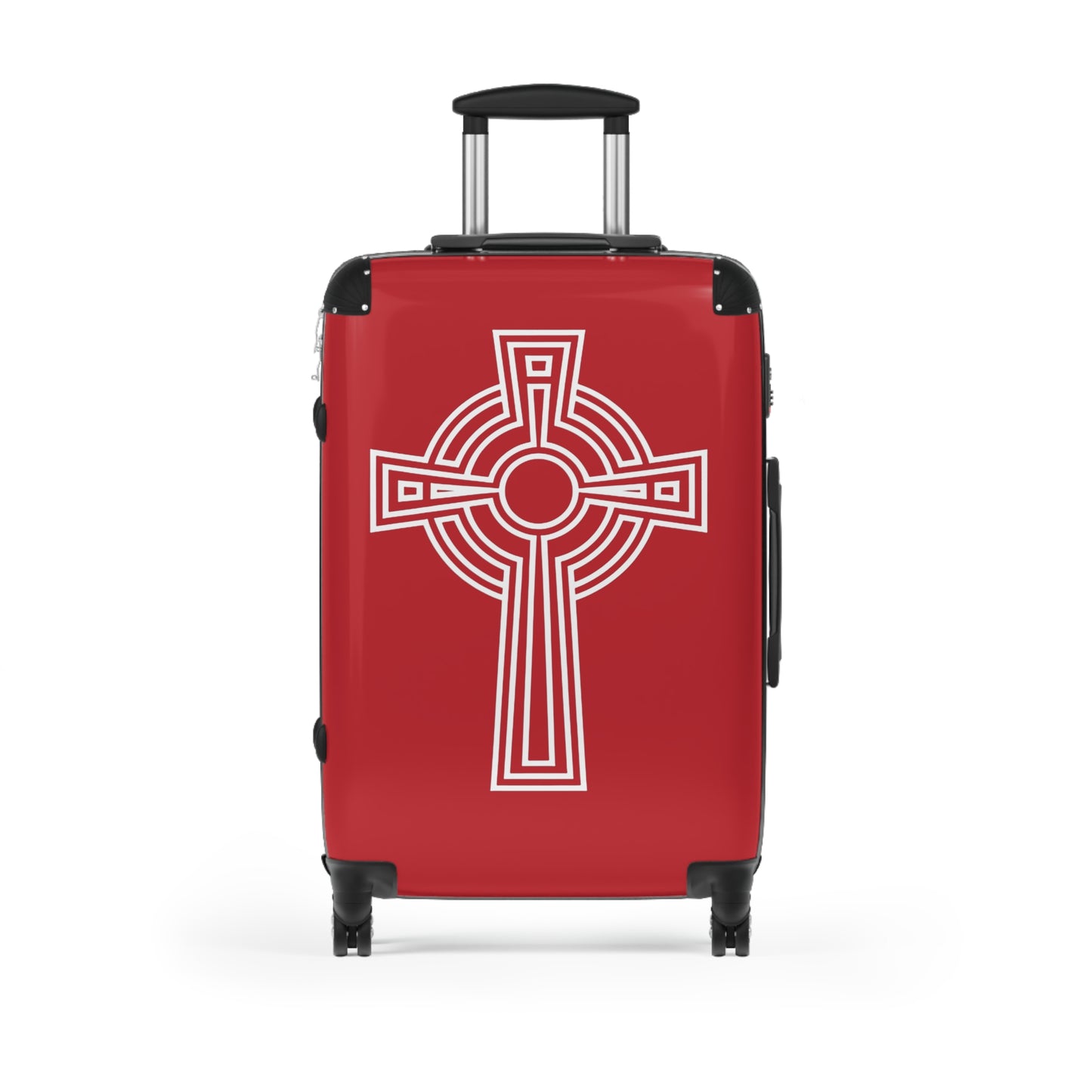 "A Simple High Cross", Suitcases (Dark Red)
