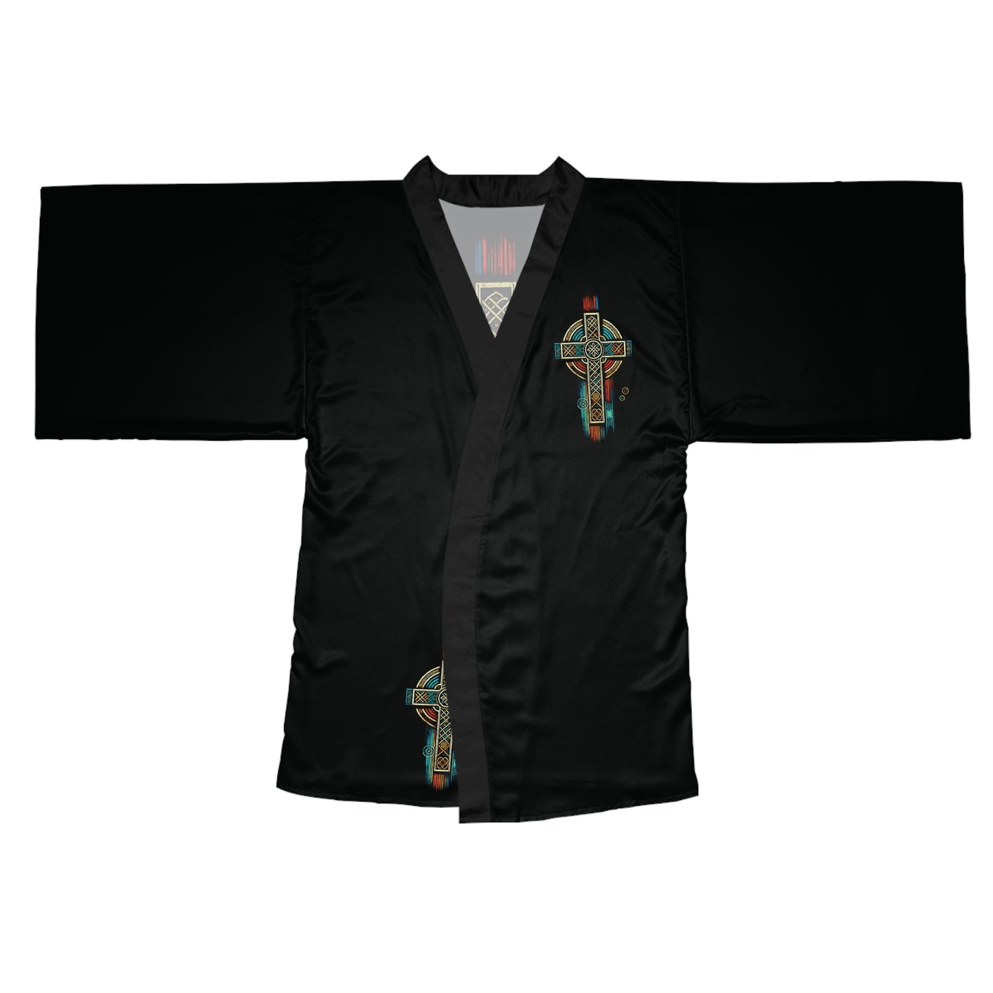 "Ancestral Faith", Long Sleeve Kimono Robe