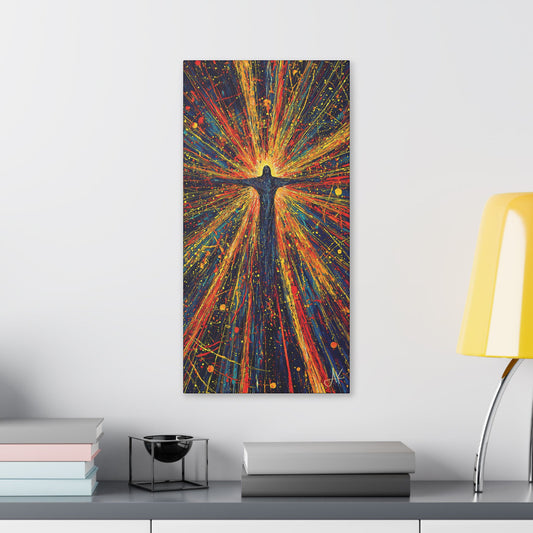 "Born Again in His Radiance - Isaiah 60:1", Stretched Classic Canvas Fine Art Print