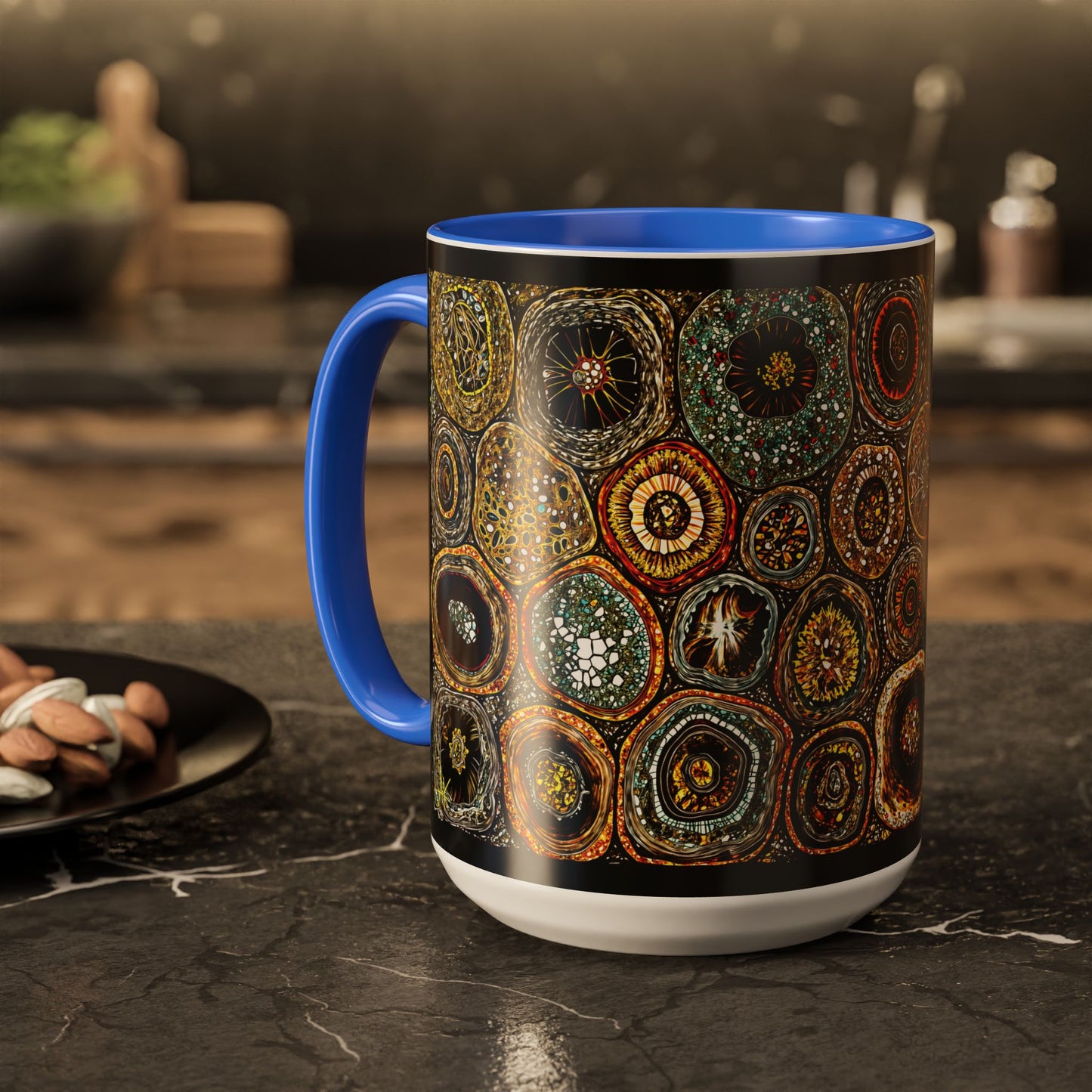 "Every Detail, His Design", Colorful Mugs (11oz, 15oz)