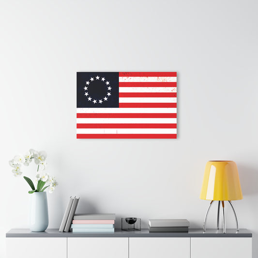 "Betsy Ross Flag", Fine Art Acrylic Wall Prints (French Cleat Hanging)