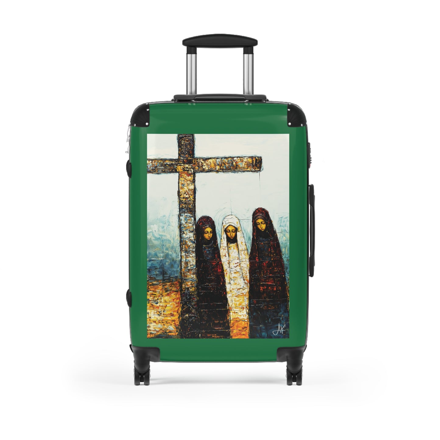"At-the-Foot of the Cross - John 19:25", Suitcases (Dark Green)