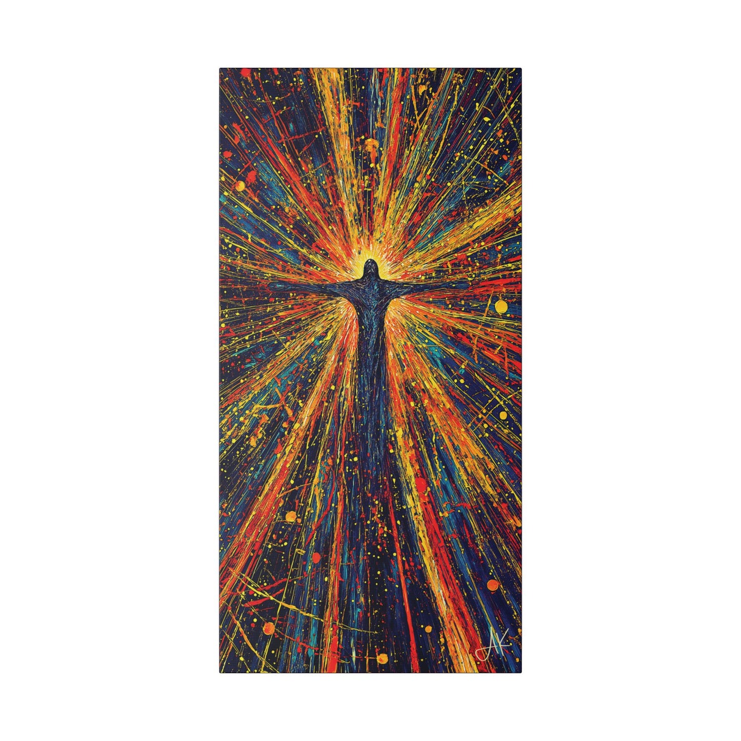 "Born Again in His Radiance - Isaiah 60:1", Stretched Classic Canvas Fine Art Print