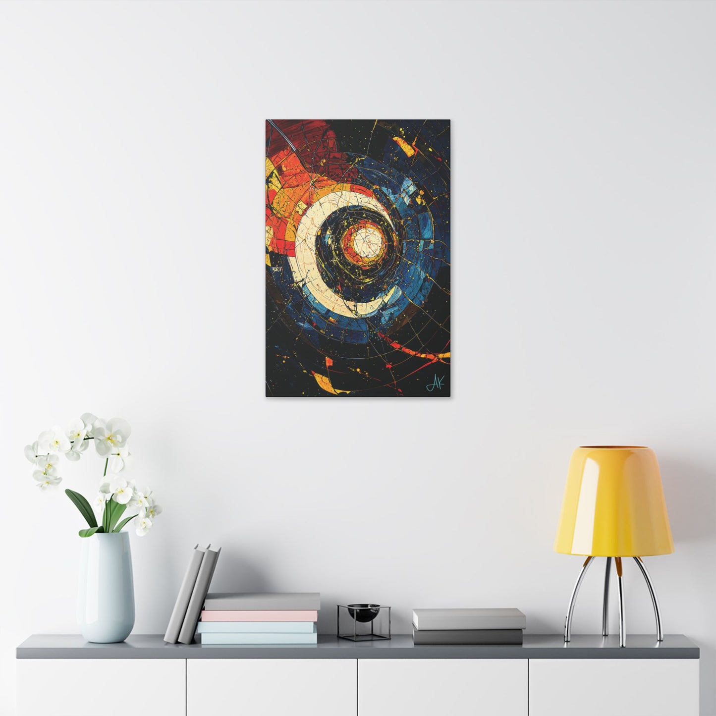 "Shatterdawn Vortex", Stretched Classic Canvas Fine Art Print