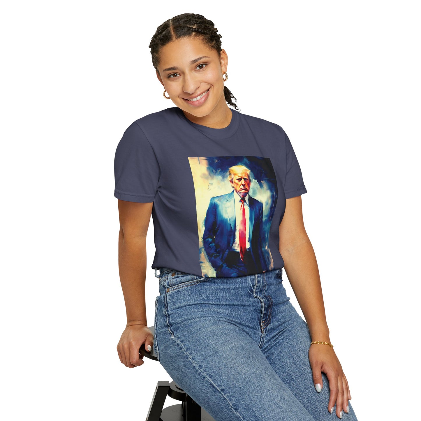 "Trump Portrait No. 6", Unisex T-shirt (Dark Colors)