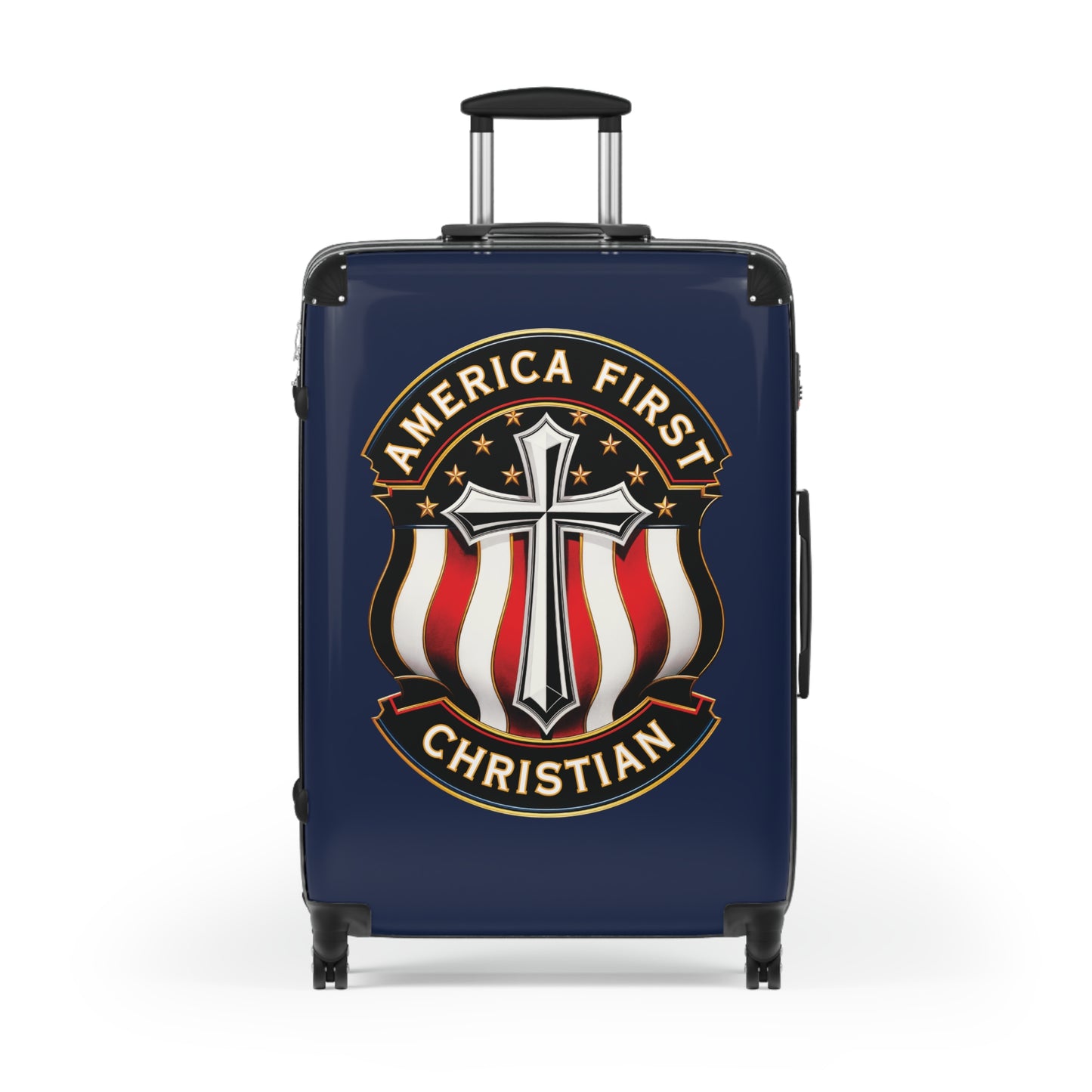 "America First Christian" #04, Suitcases (Dark Blue)