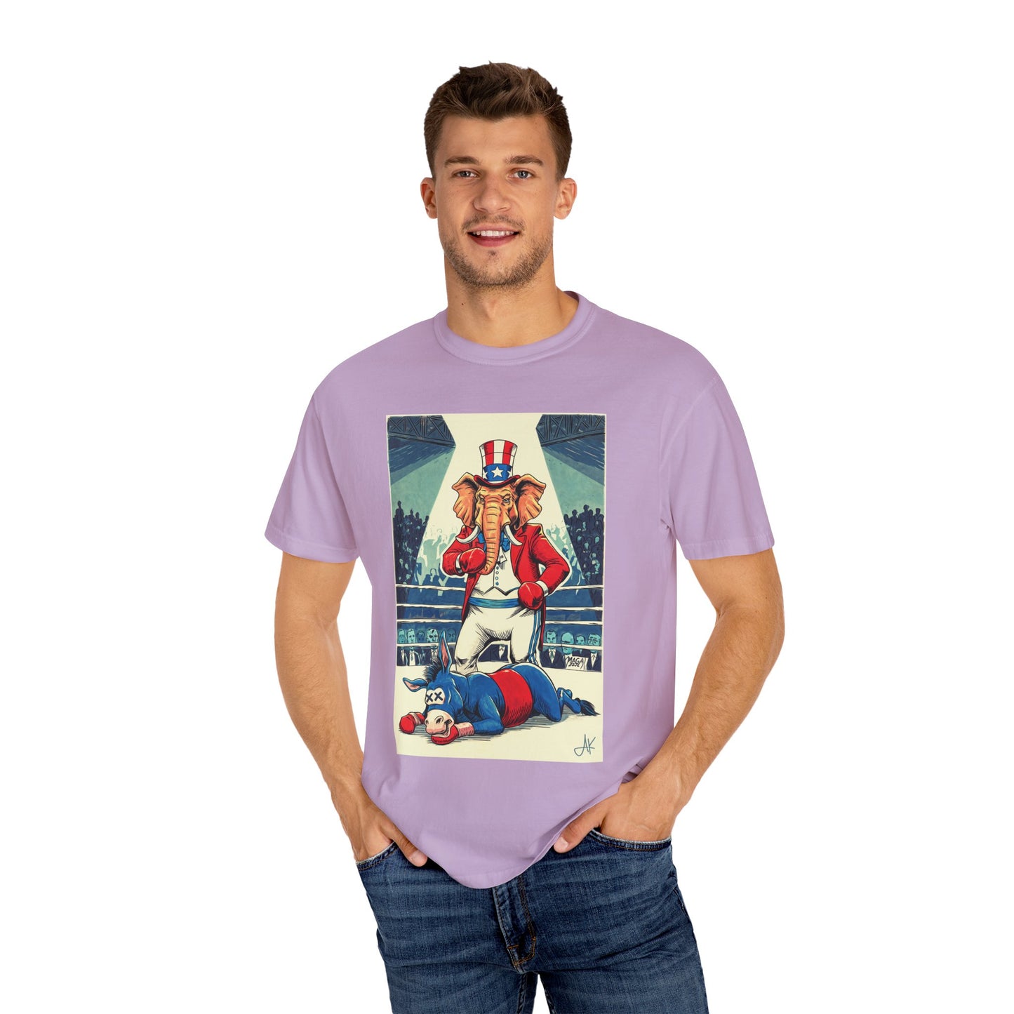 "Brutal Woke Knockout 2024", Unisex T-shirt (Light Colors)