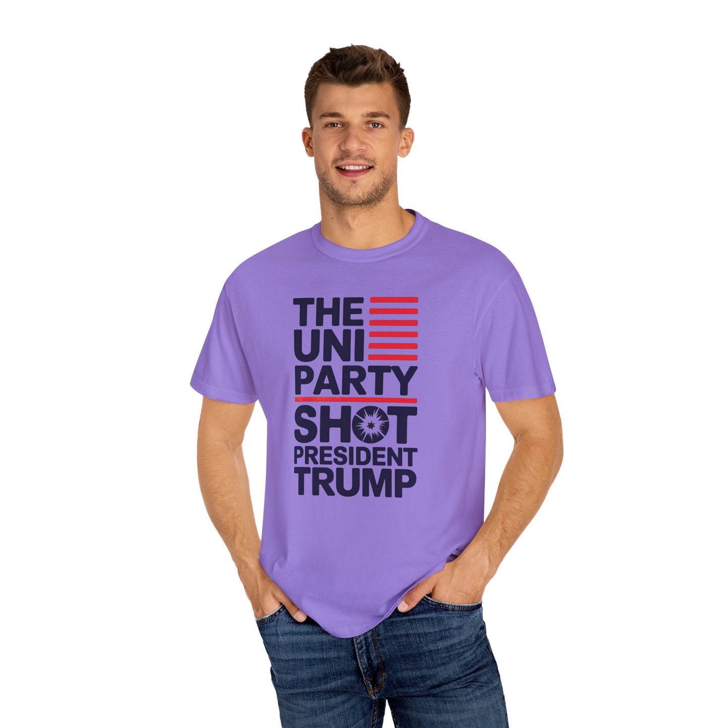 "The Uniparty Shot President Trump" #01, Unisex T-shirt