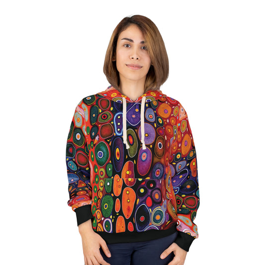 "Butterfly Colors", Unisex Wearable Art Pullover Hoodie