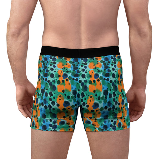 "Midnight Coral", Men's Boxer Briefs