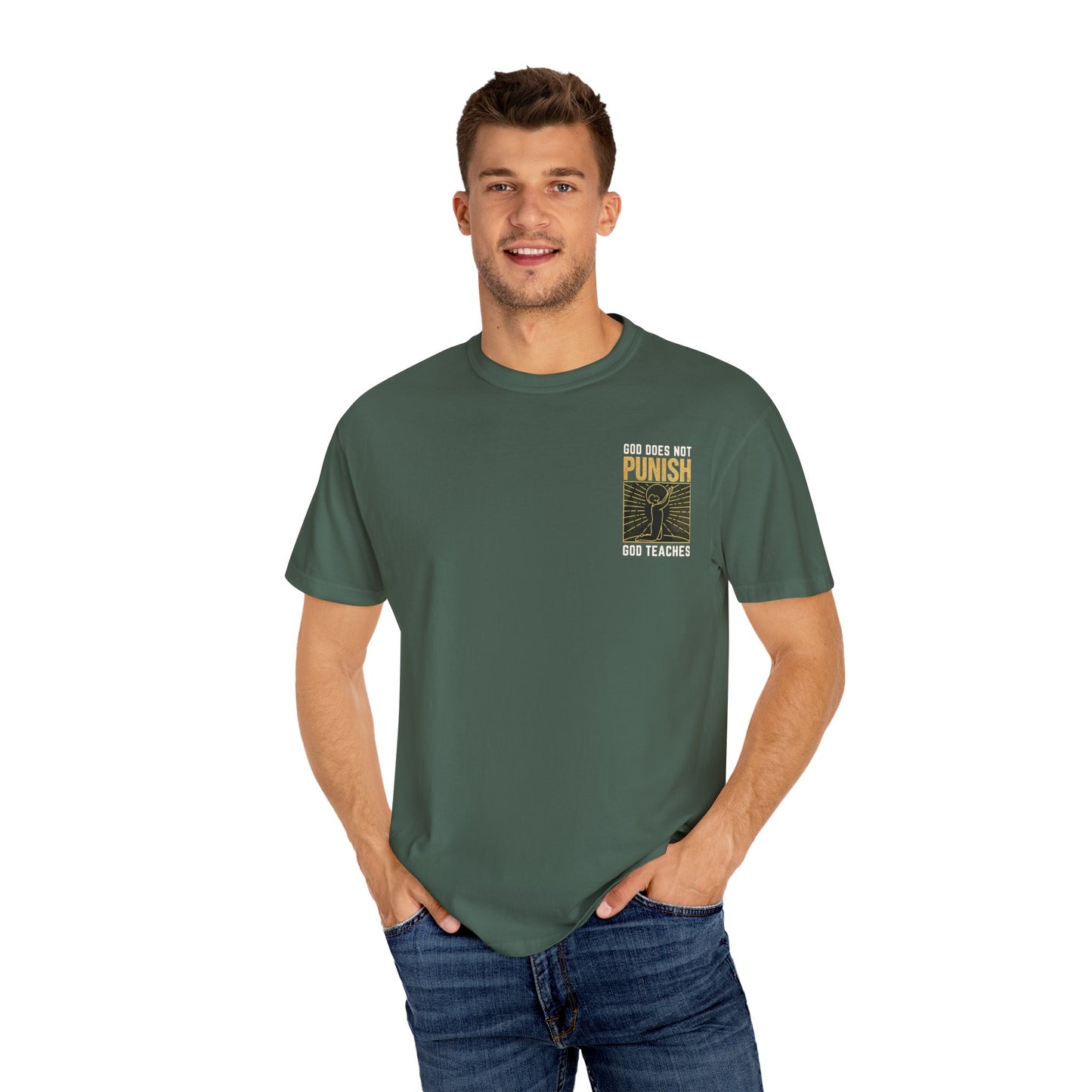 "God Does Not Punish - God Teaches" #03, Unisex T-shirt
