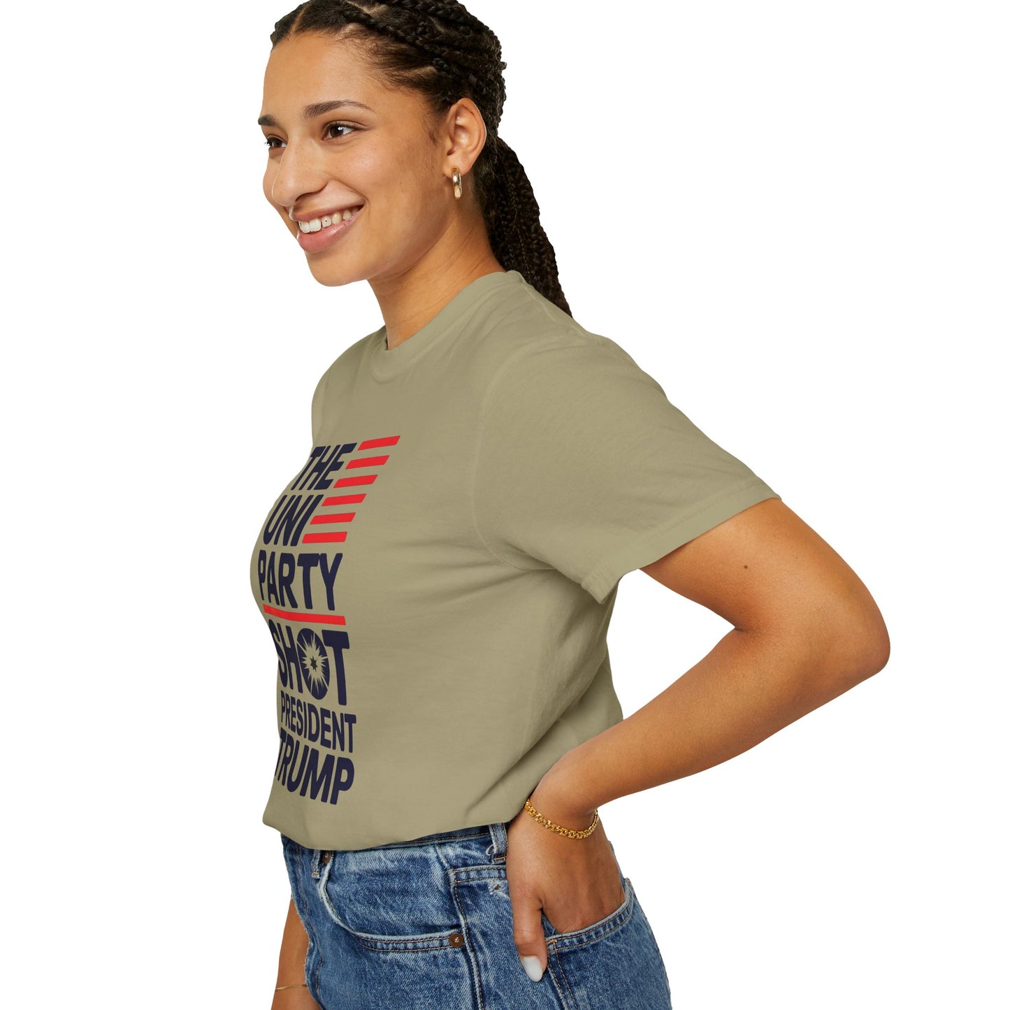 "The Uniparty Shot President Trump" #01, Unisex T-shirt