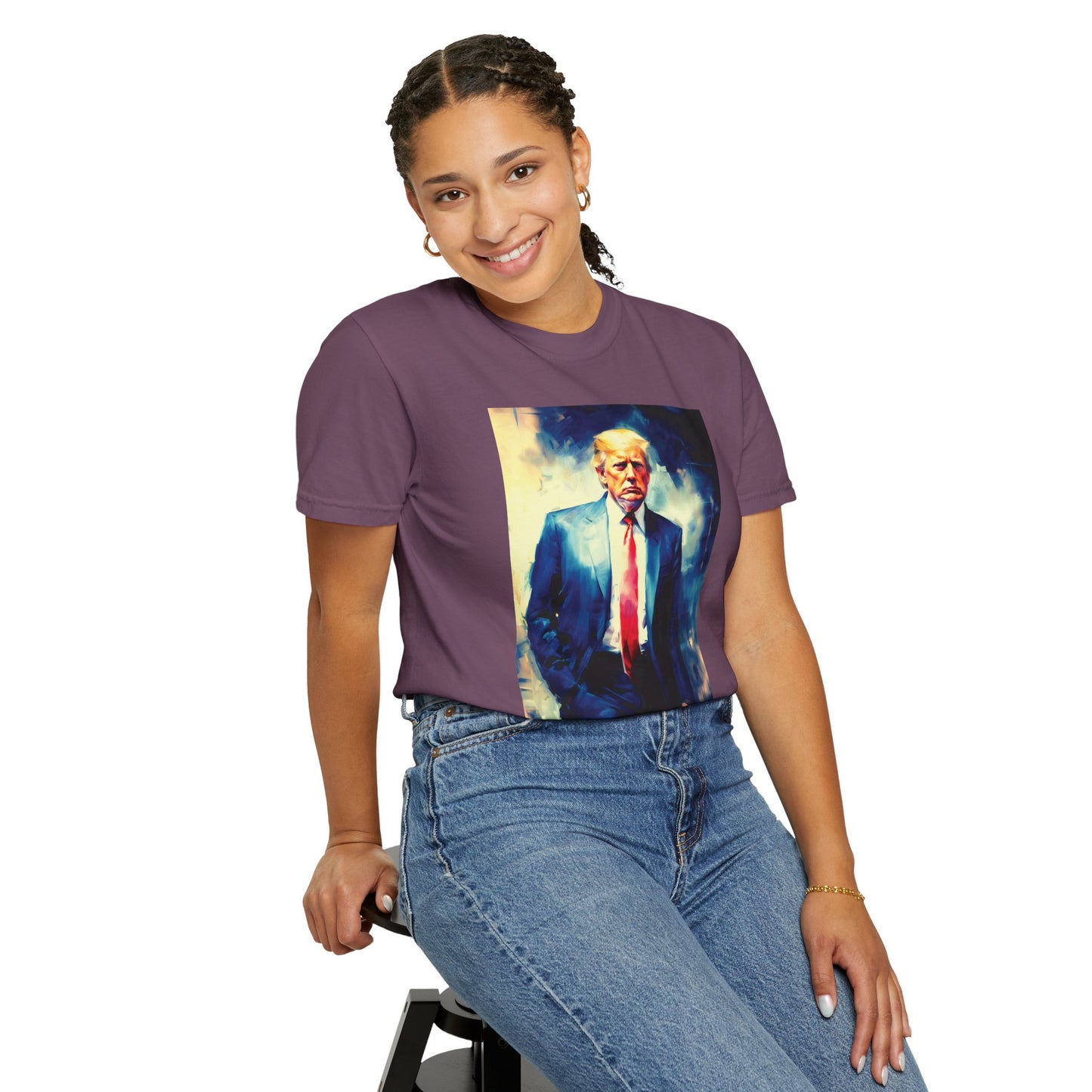 "Trump Portrait No. 6", Unisex T-shirt (Dark Colors)