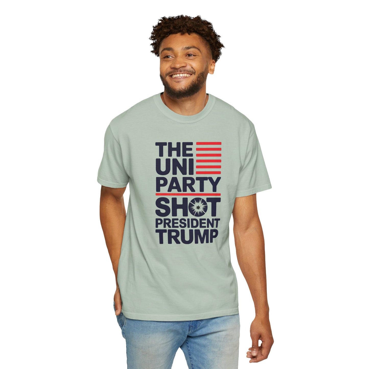 "The Uniparty Shot President Trump" #01, Unisex T-shirt
