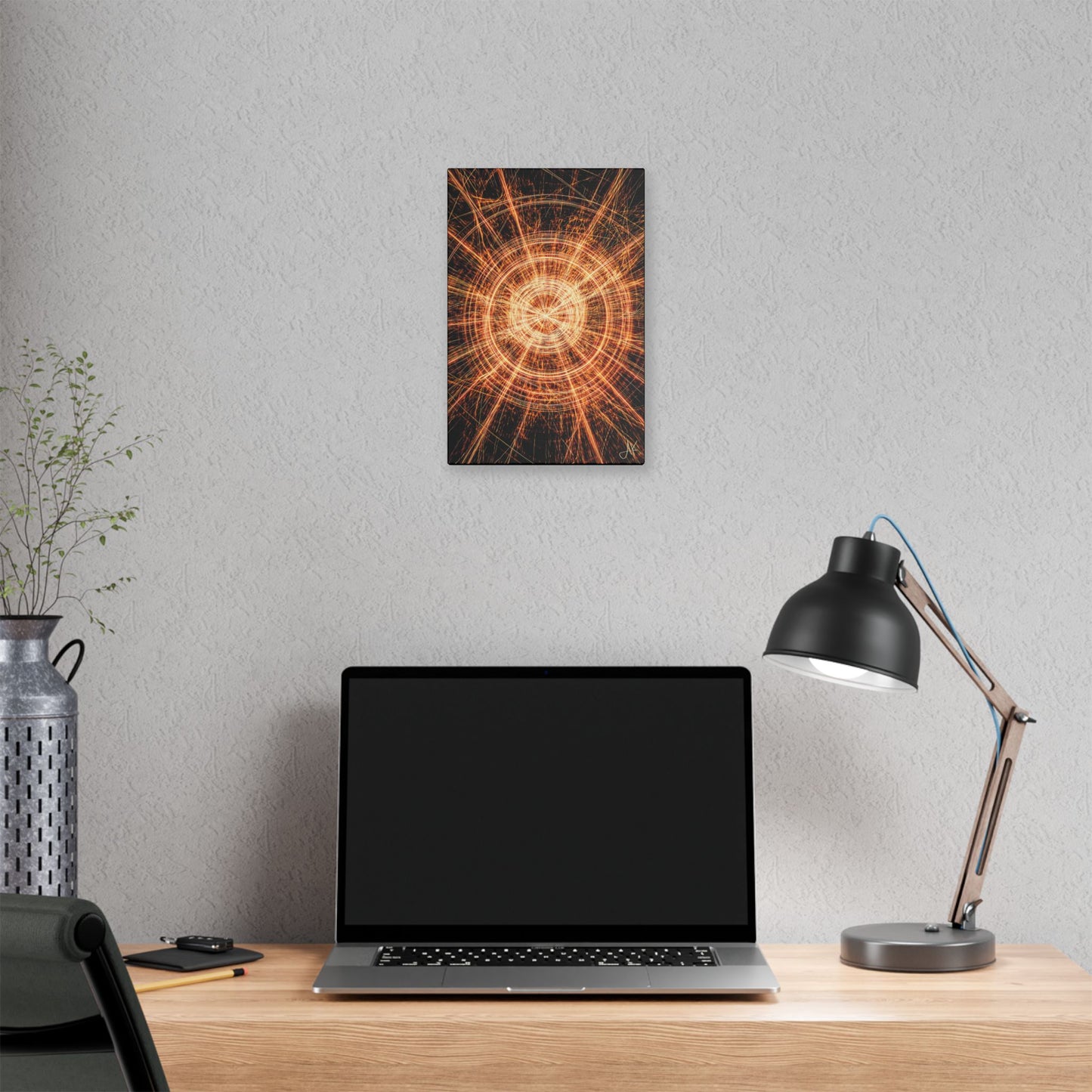 "His Light After Darkness", Stretched Classic Canvas Fine Art Print