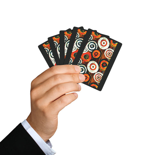 "Abstract 66", Fine Abstract Art Playing Cards (Void Black)